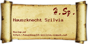 Hauszknecht Szilvia névjegykártya